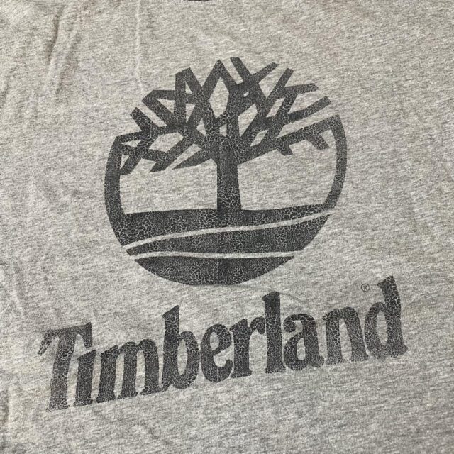 Men's Vintage Y2K Timberland Spell Out Tshirt - XL