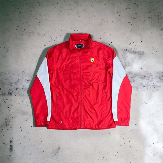 Men's Vintage Y2K Ferrari Windbreaker Jacket - L