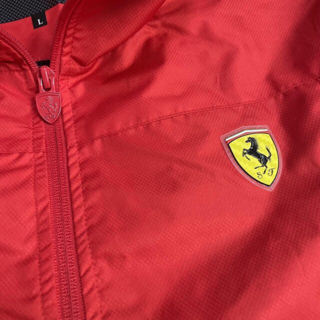 Men's Vintage Y2K Ferrari Windbreaker Jacket - L