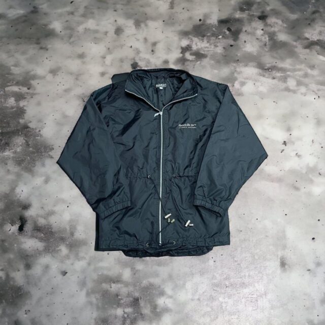 Vintage Black Reebok Windbreaker Jacket - UK 12