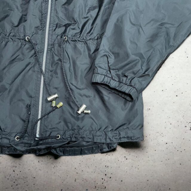 Vintage Black Reebok Windbreaker Jacket - UK 12