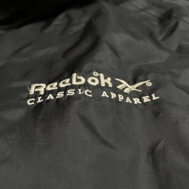 Vintage Black Reebok Windbreaker Jacket - UK 12