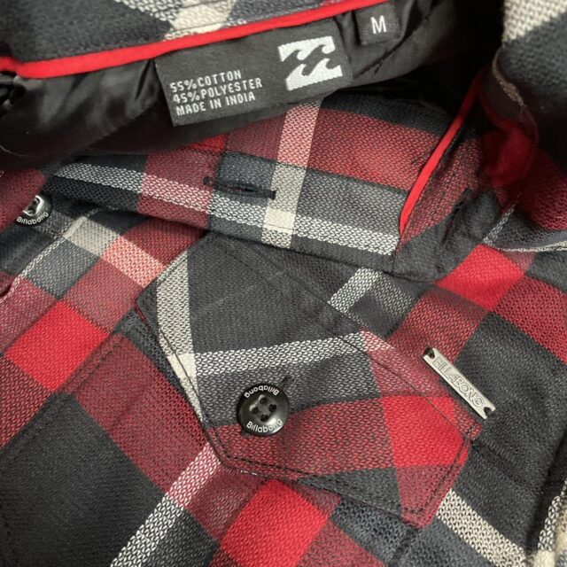 Men's Y2K Billabong Plaid Jacket - M
