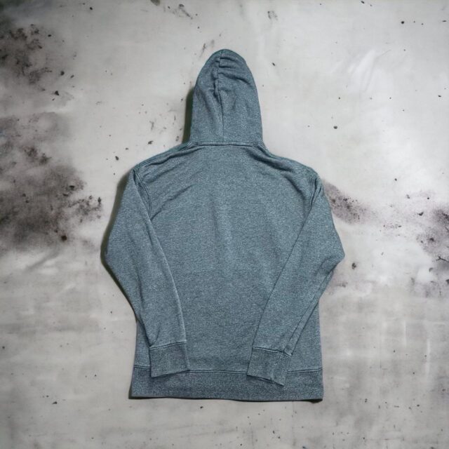 Men's Nike Embroidered Spell Out Grey Hoodie - M