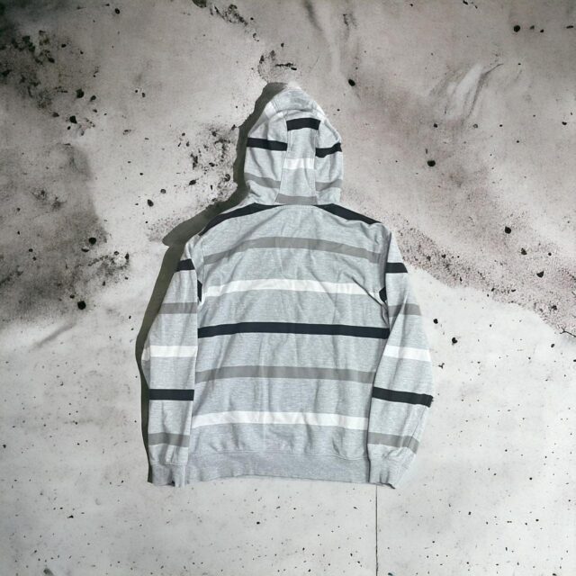 Men's Vintage Y2K O'Neill Striped Hoodie - L