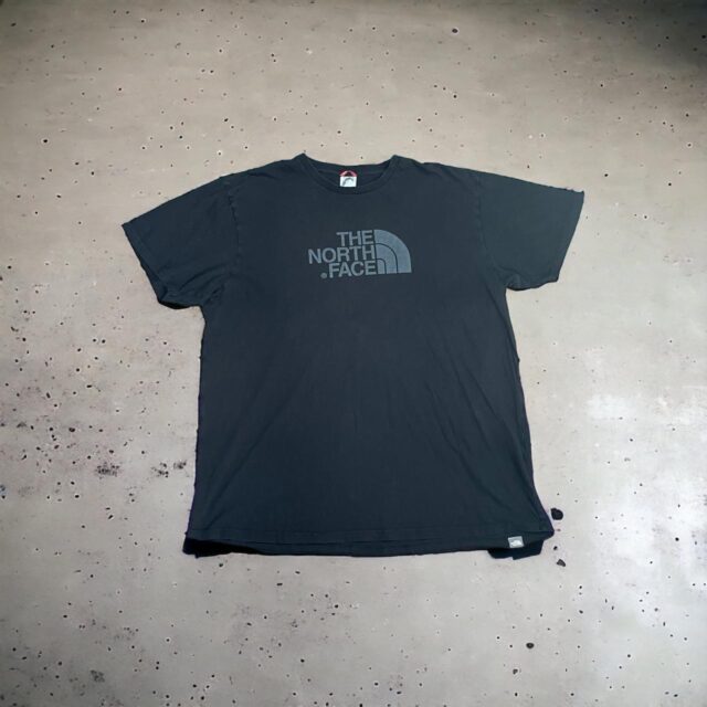Men's Black x Grey The North Face Spell Out Tshirt - XXL