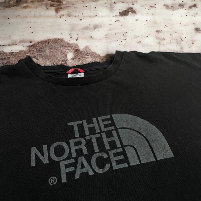 Men's Black x Grey The North Face Spell Out Tshirt - XXL