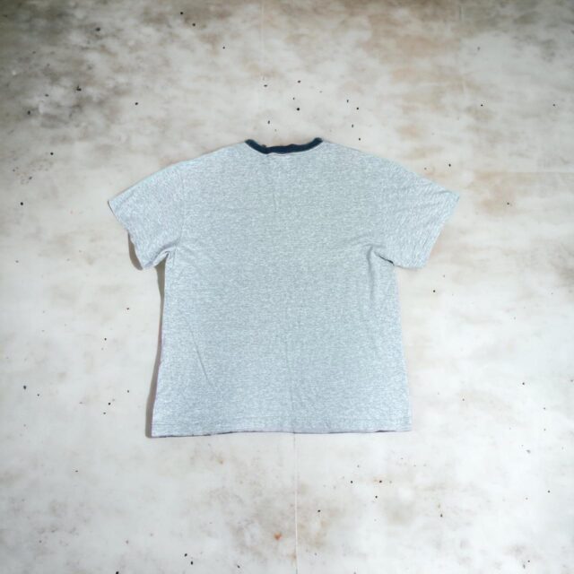 Vintage Men's Grey Tommy Hilfiger Spell Out Tshirt - M