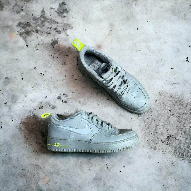 Grey Nike Air Force 1 Trainers - UK 5.5
