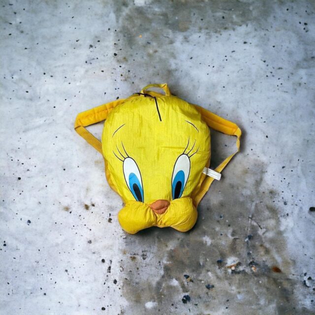 Vintage 90s Tweety Pie Plush Rucksack