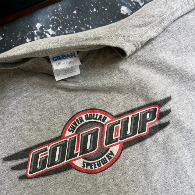 Vintage Graphic Print Racing Tshirt - M