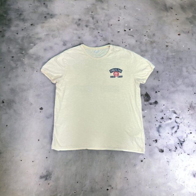Vintage Y2K Men's Timberland Spell Out Tshirt - XL