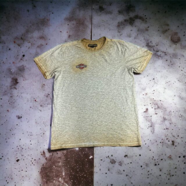 Vintage Men's Beige Harley Davidson Tshirt   - XL
