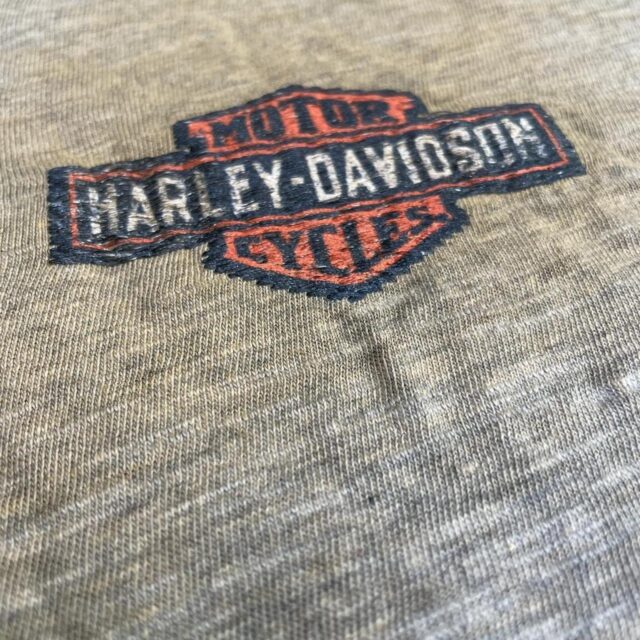 Vintage Men's Beige Harley Davidson Tshirt   - XL