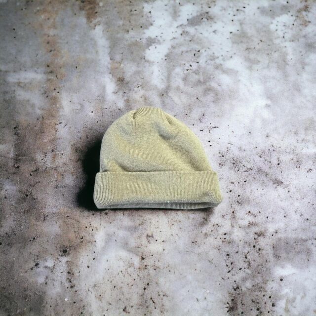 Beige Puma Spell Out Beanie Hat - O/S