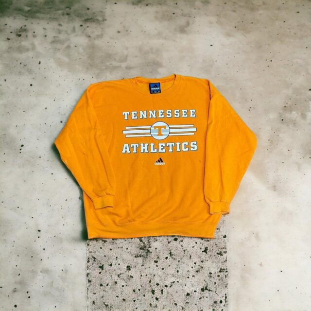 Vintage 90s Adidas Tennessee Athletics Spell Out Sweatshirt - XL