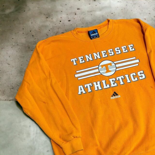 Vintage 90s Adidas Tennessee Athletics Spell Out Sweatshirt - XL