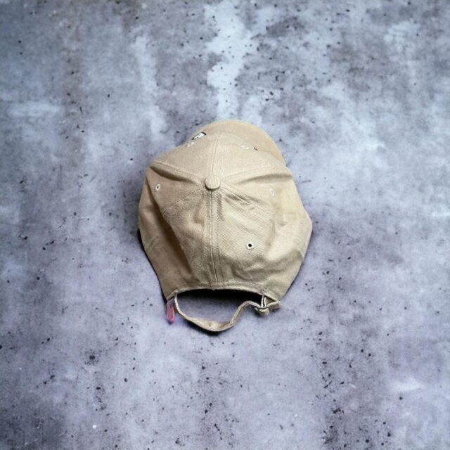 Vintage Beige Las Vegas Embroidered Spell Out Cap