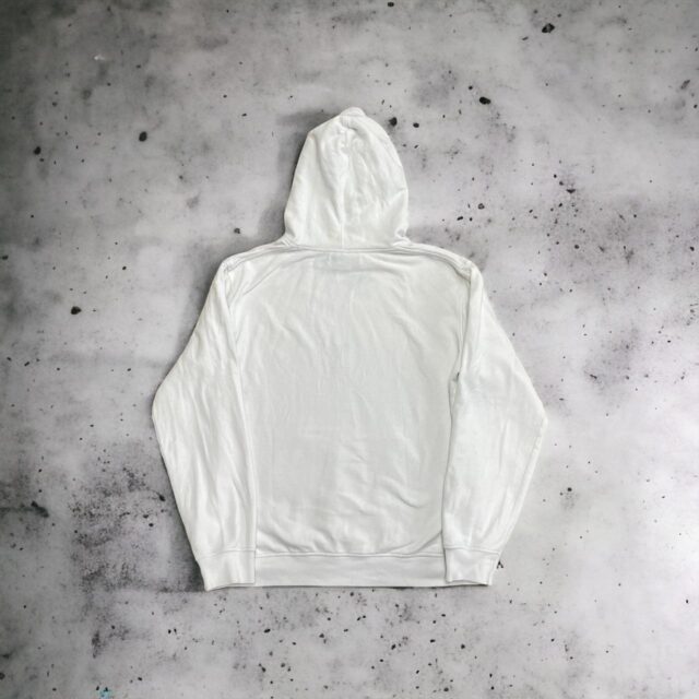 Men's Vintage White Billabong Spell Out Hoodie - L