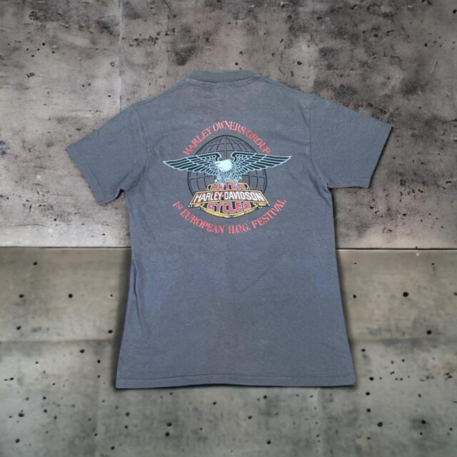 Vintage 90s Grey Harley Davidson Tshirt - M