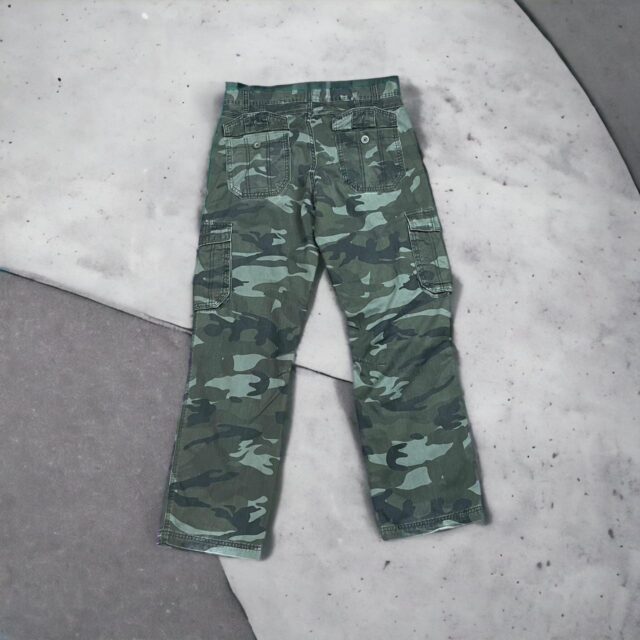 Men's Vintage Y2K Camo Cargo Pants - 34"