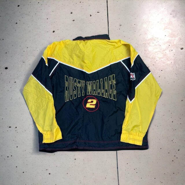 Vintage Nutmeg Racing Rusty Wallace Bomber Jacket - XL