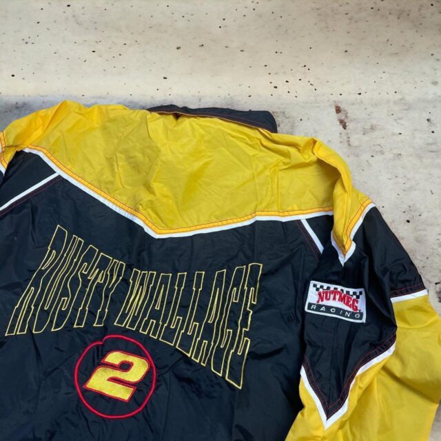 Vintage Nutmeg Racing Rusty Wallace Bomber Jacket - XL
