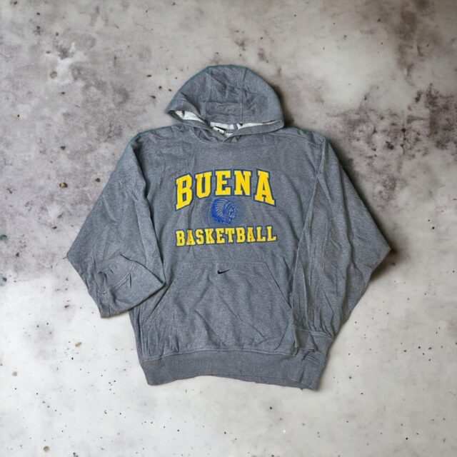 Men's Vintage Y2K Nike USA Varsity Hoodie - M
