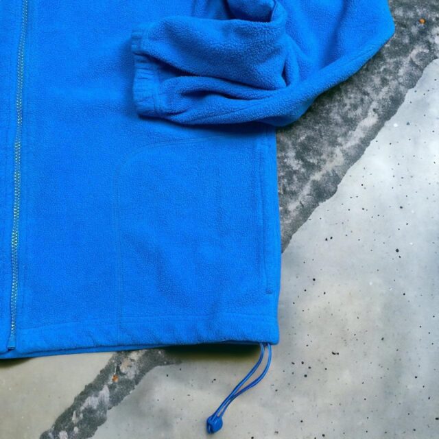 Vintage Men's Champion Zip Up Hooded Fleece Jacket - M
