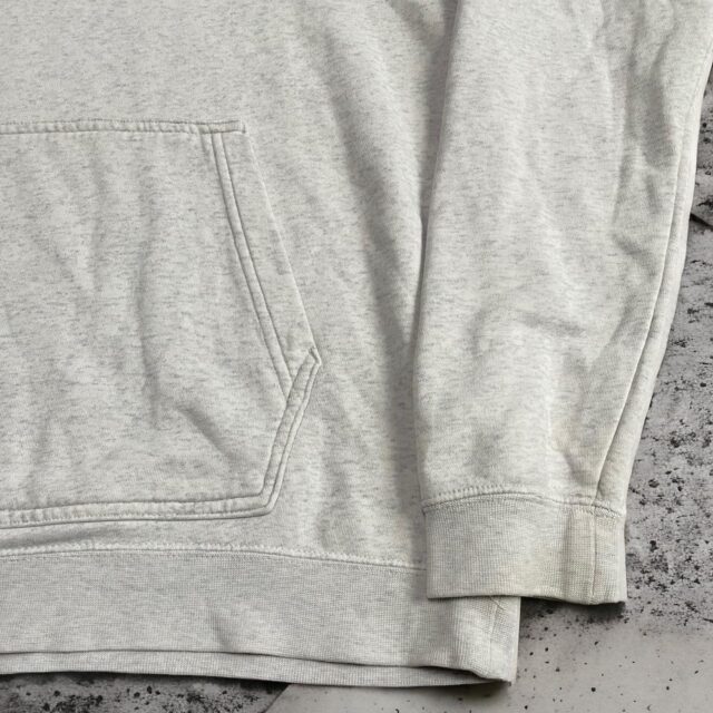 Ladies Grey Nike Spell Out Hoodie - M