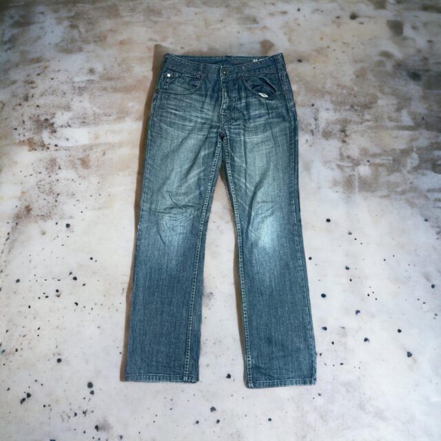 Men's Vintage Y2K Criminal Clothing Baggy Jeans - 34"