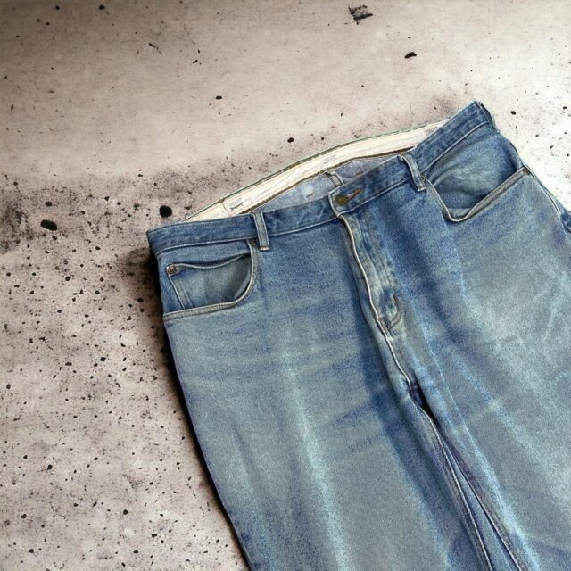 Men's Vintage 90s 'Rivers' Baggy Straight Jeans - 38"