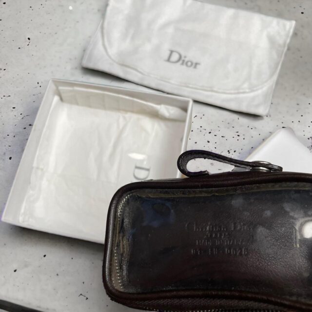 Vintage Y2K Brown Dior Monogram Purse