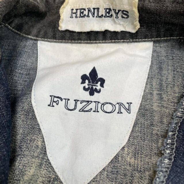 Vintage Y2K Streetwear Biker Denim Jacket - XL