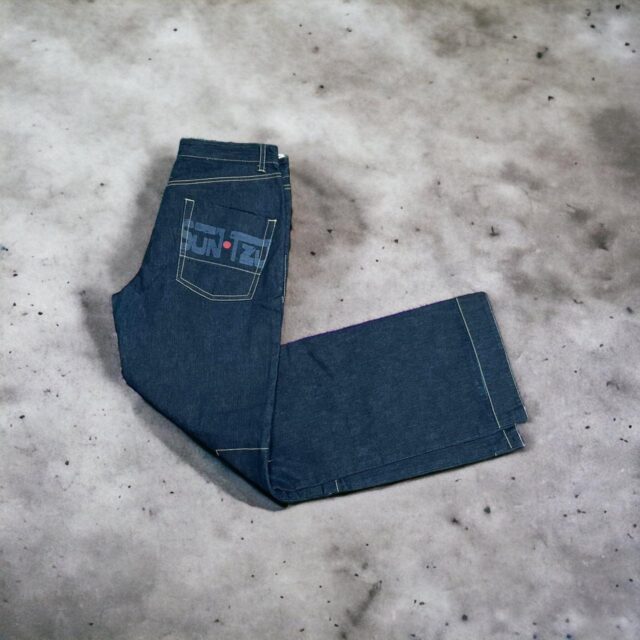 Vintage Mens Y2K Sun Tzu Baggy Jeans - 34"