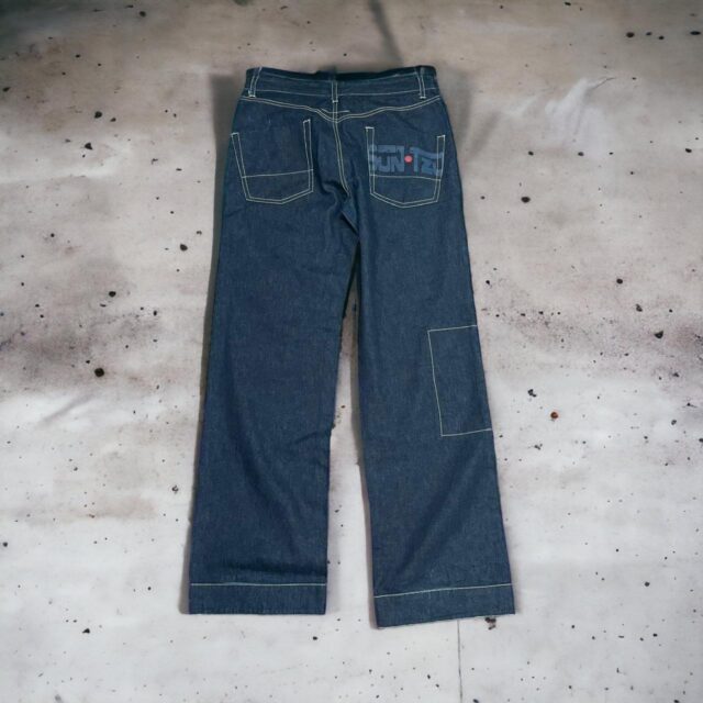 Vintage Mens Y2K Sun Tzu Baggy Jeans - 34"
