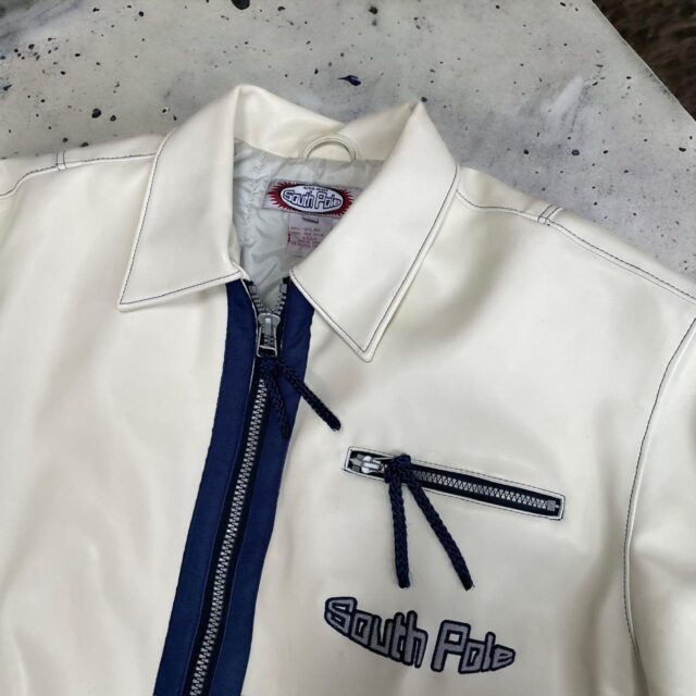 Vintage Men's Y2K SouthPole PVC Jacket - L