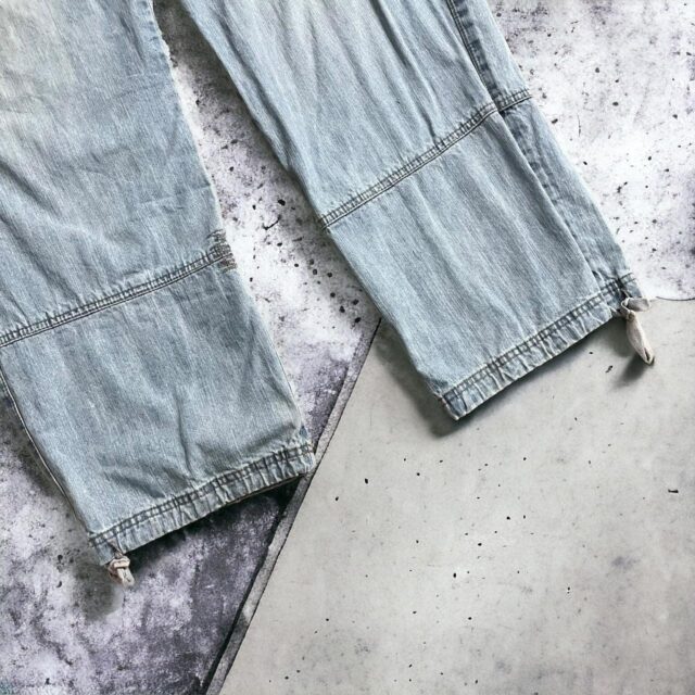 Mens Vintage Baggy Y2K Airwalk Cargo Skate Jeans - 36"