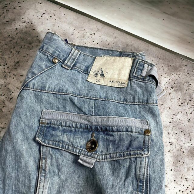 Mens Vintage Baggy Y2K Airwalk Cargo Skate Jeans - 36"