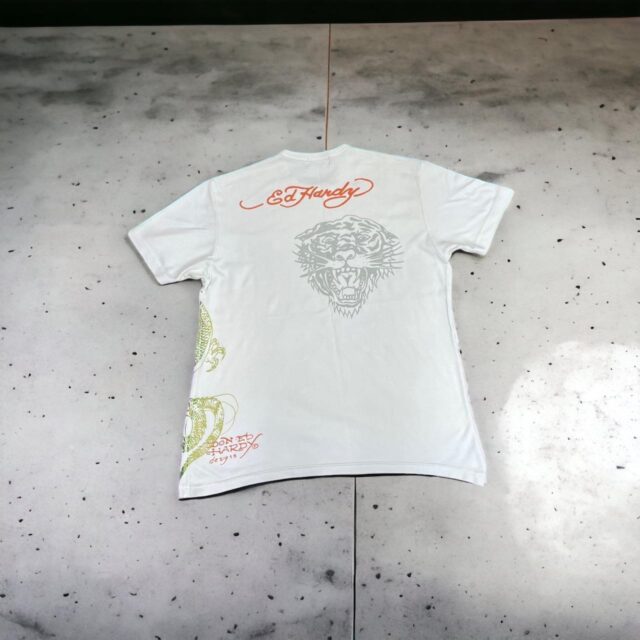 Vintage Y2K Ed Hardy Spell Out Tshirt - XXL