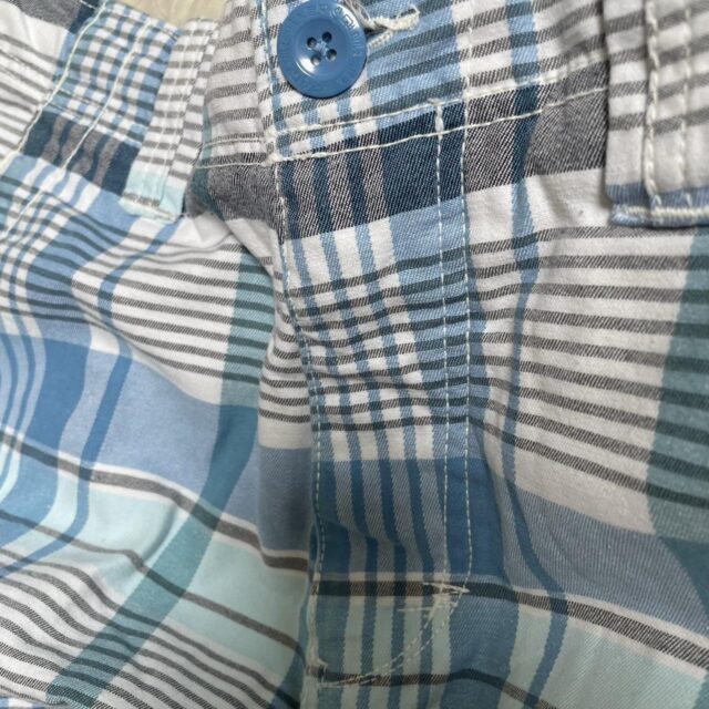 Men's Vintage Y2K Checked Quiksilver Shorts - M