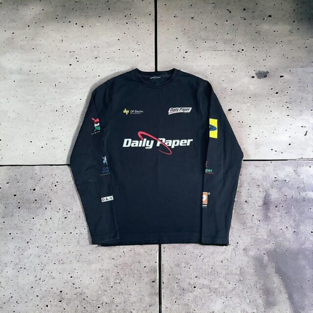Men's Daily Paper Spell Out Long Sleeved Top - S