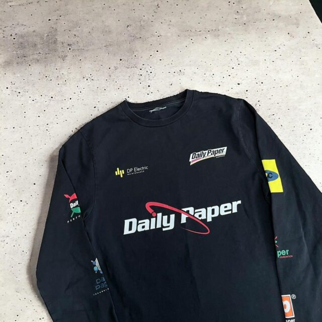 Men's Daily Paper Spell Out Long Sleeved Top - S