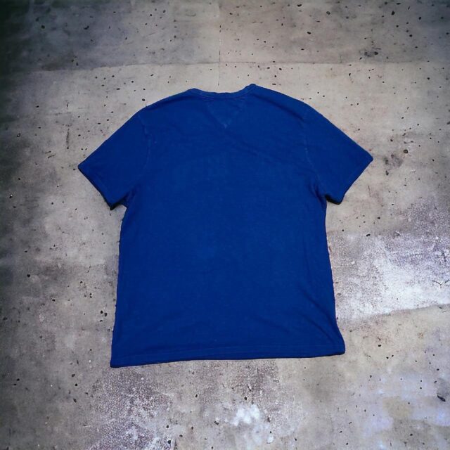 Men's Navy Blue Tommy Hilfiger Spell Out Tshirt - M