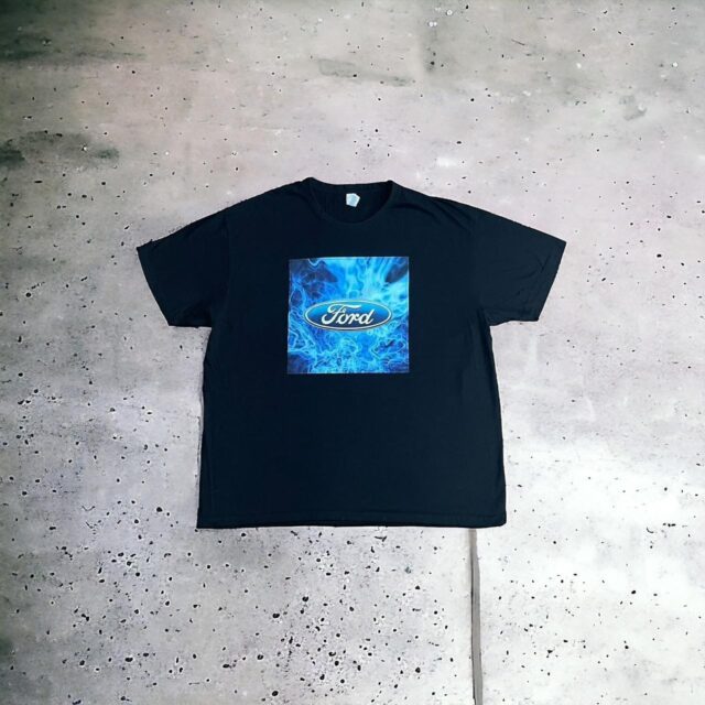Vintage Men's Ford Racing Graphic Print Tshirt - XL