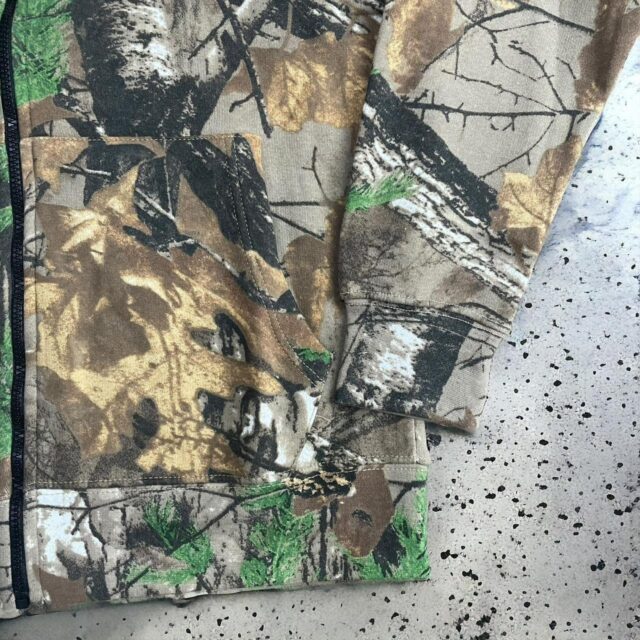 Men's Vintage RealTree Zip Up Hooded - L