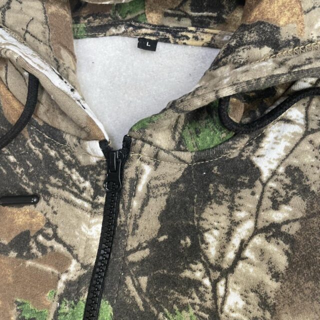 Men's Vintage RealTree Zip Up Hooded - L