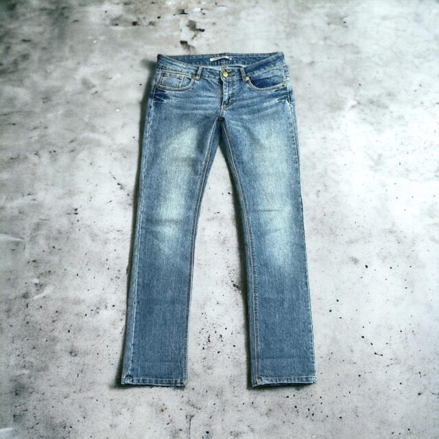 Y2K Terranova Ladies Blue Low Rise Denim Jeans - L