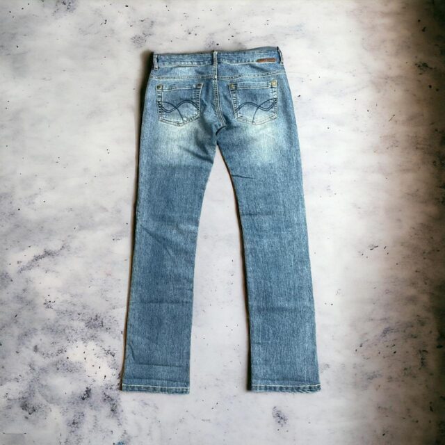 Y2K Terranova Ladies Blue Low Rise Denim Jeans - L