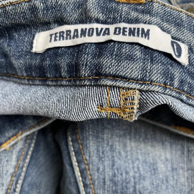 Y2K Terranova Ladies Blue Low Rise Denim Jeans - L